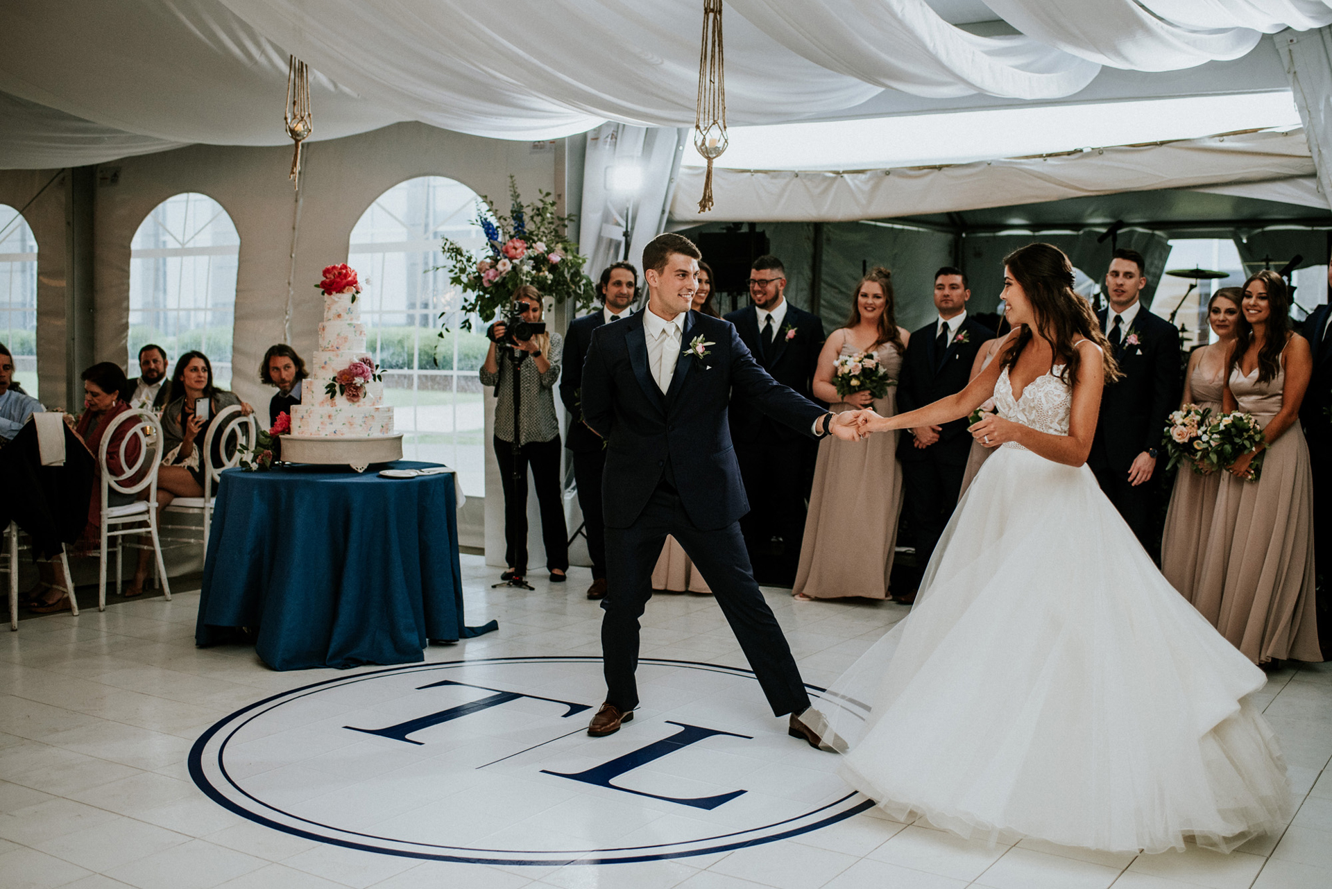 Wedding floor by Oliver Signs