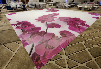 Full Color Orchid Print at the Cleveland Marriott Downtown for our friends at Joe Mineo Creative