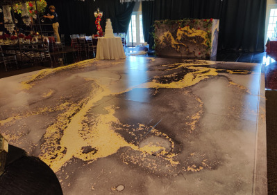 Full Color Marble Print at The Grand Resort in Warren OH for our friends at Joe Mineo Creative